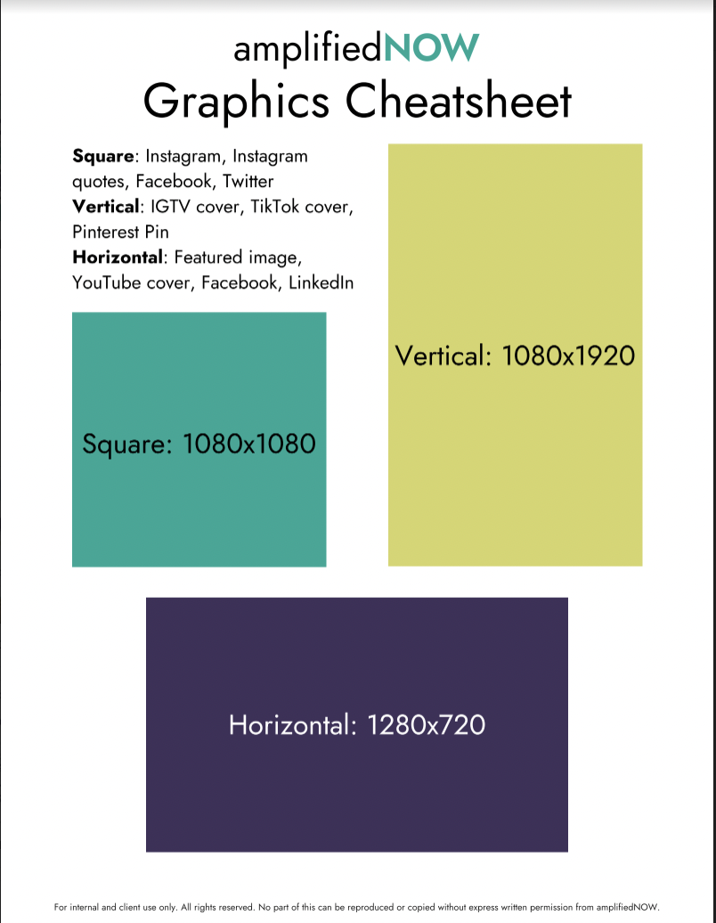 Graphics cheatsheet