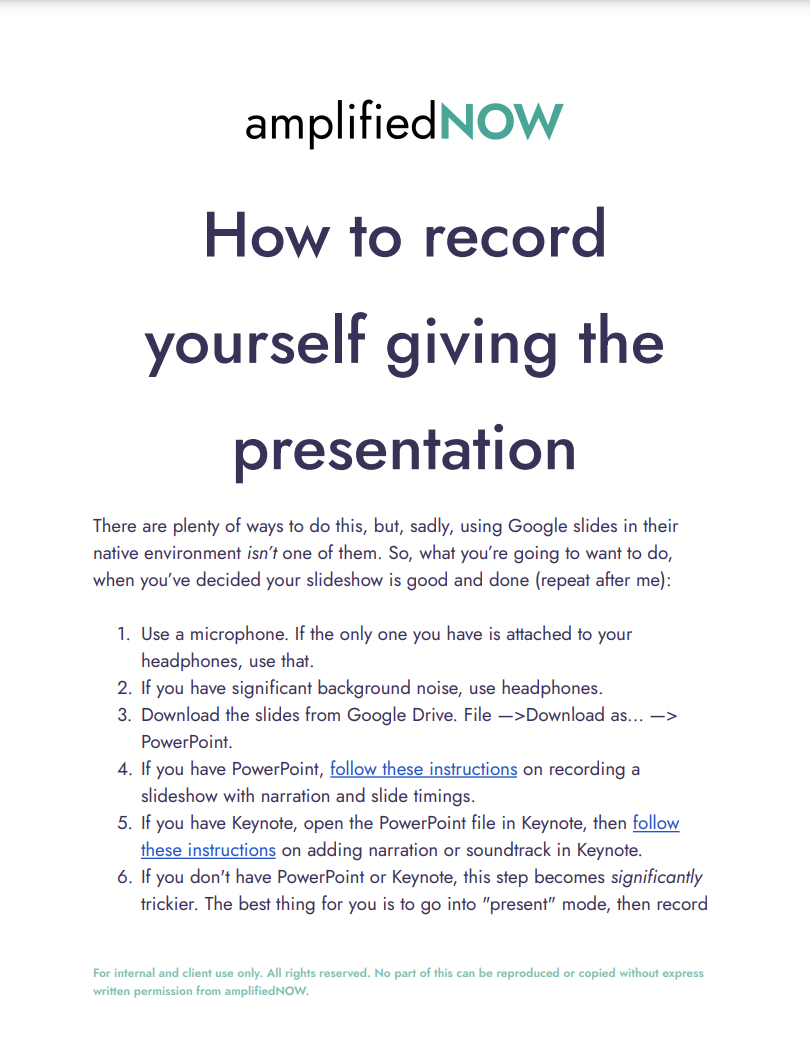 How to record your webinar